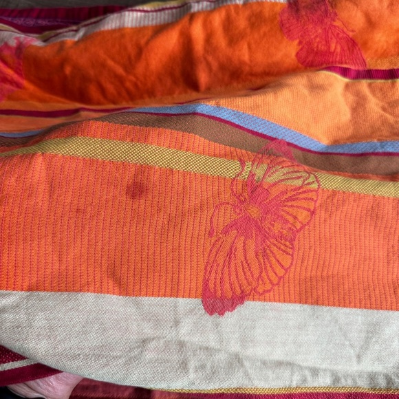 Le Jacquard Francais primrose table runner butterfly Y2K great condition - Picture 6 of 6